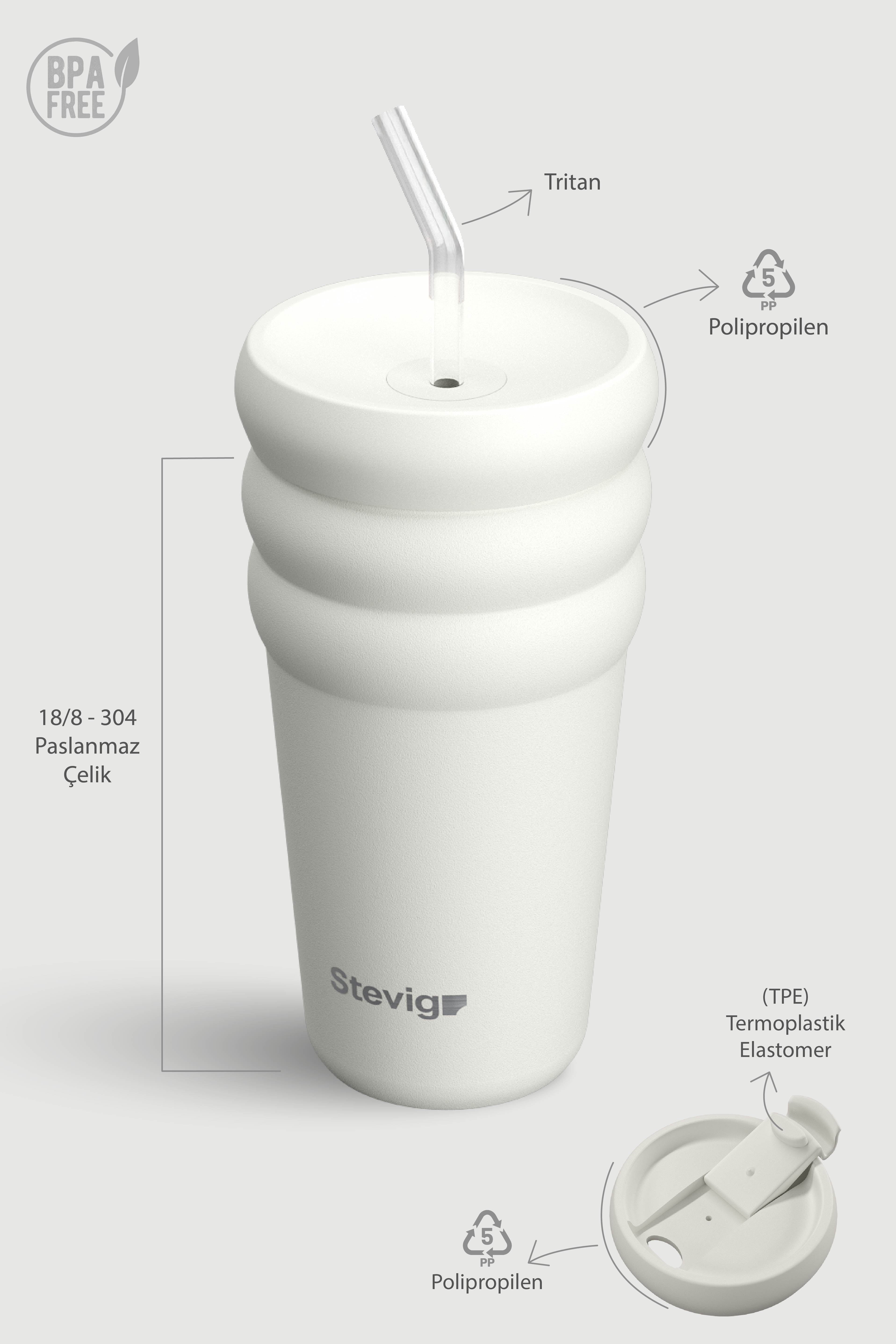 3 BUBBLE | White Stone | 600 ML