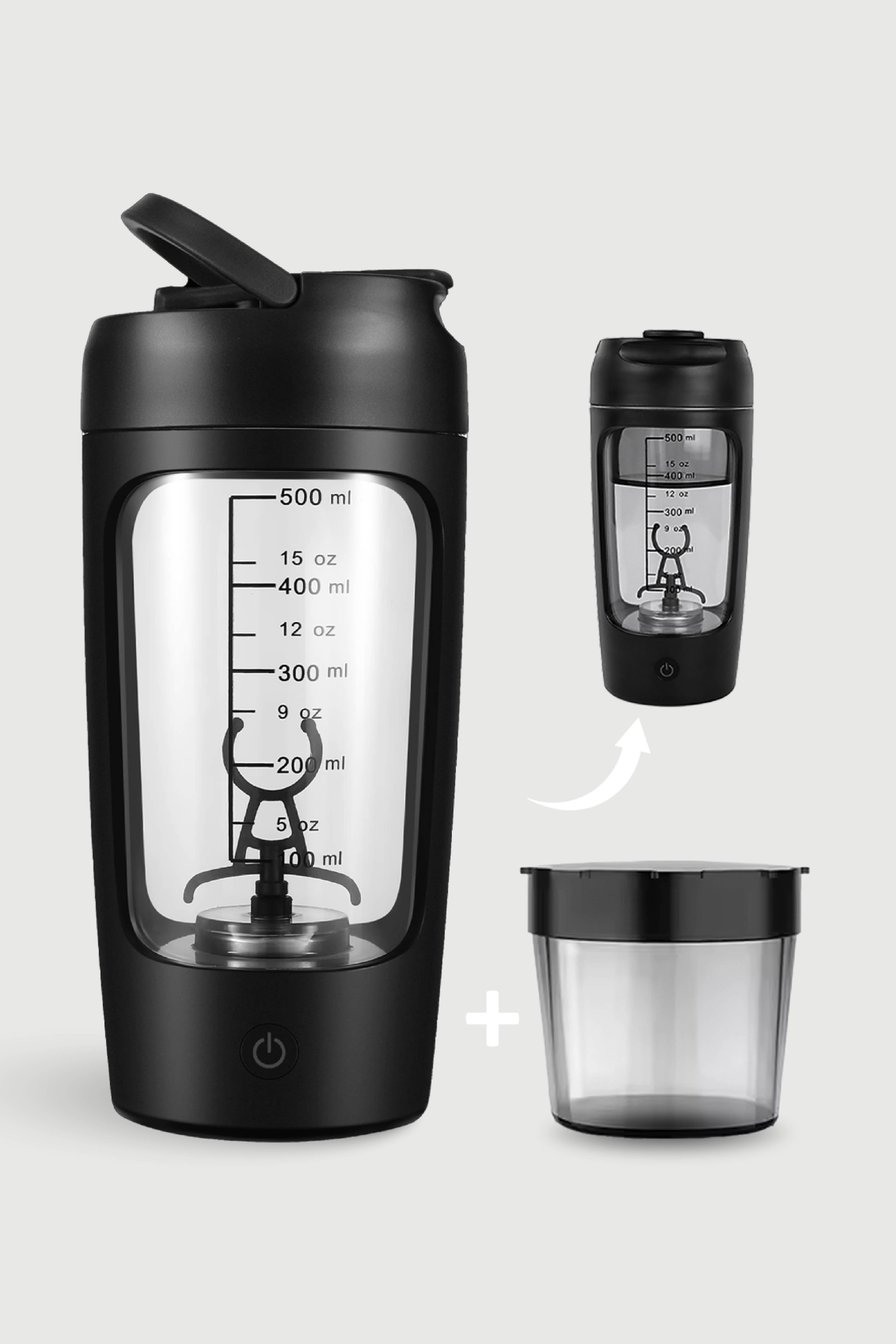 4 GYM SHAKER | Black | 650 ML