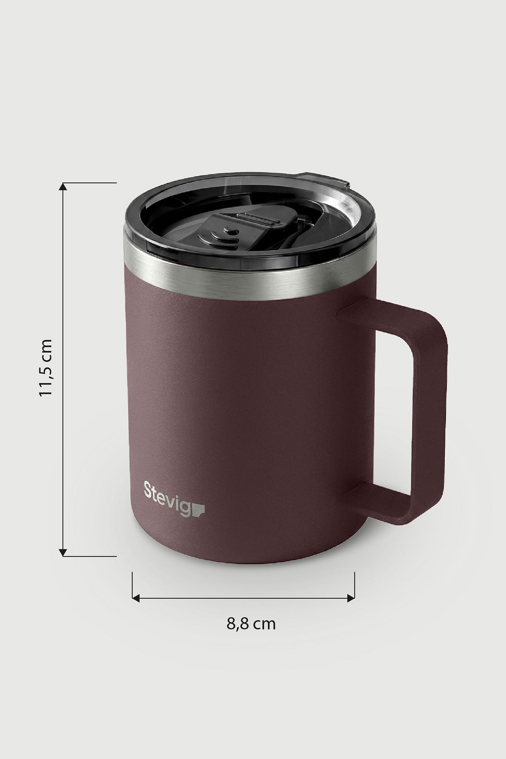 1 CAP DAILG MUG | Dark Plum | 350 ML