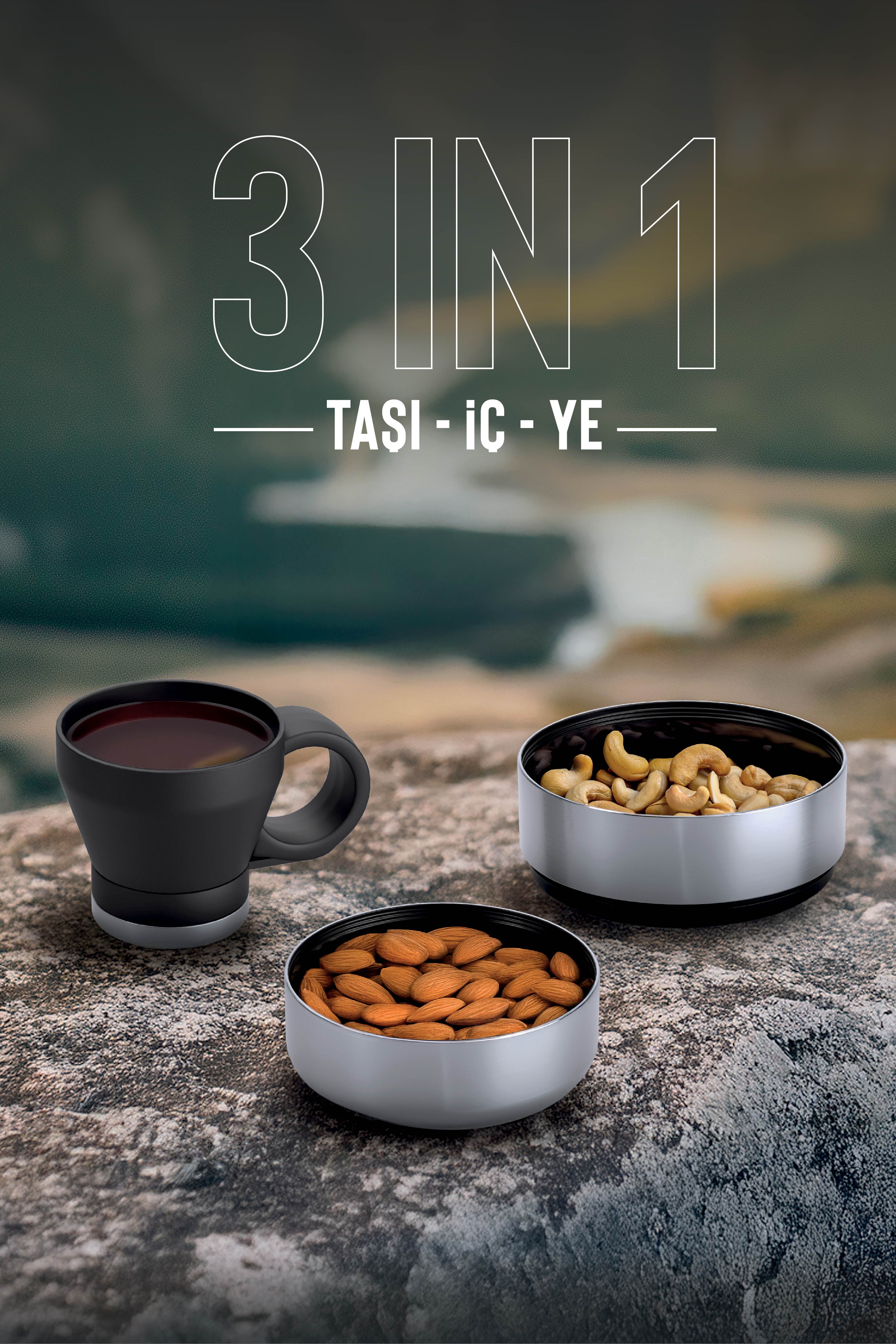 4 MULTICUP | Black | 900 ML