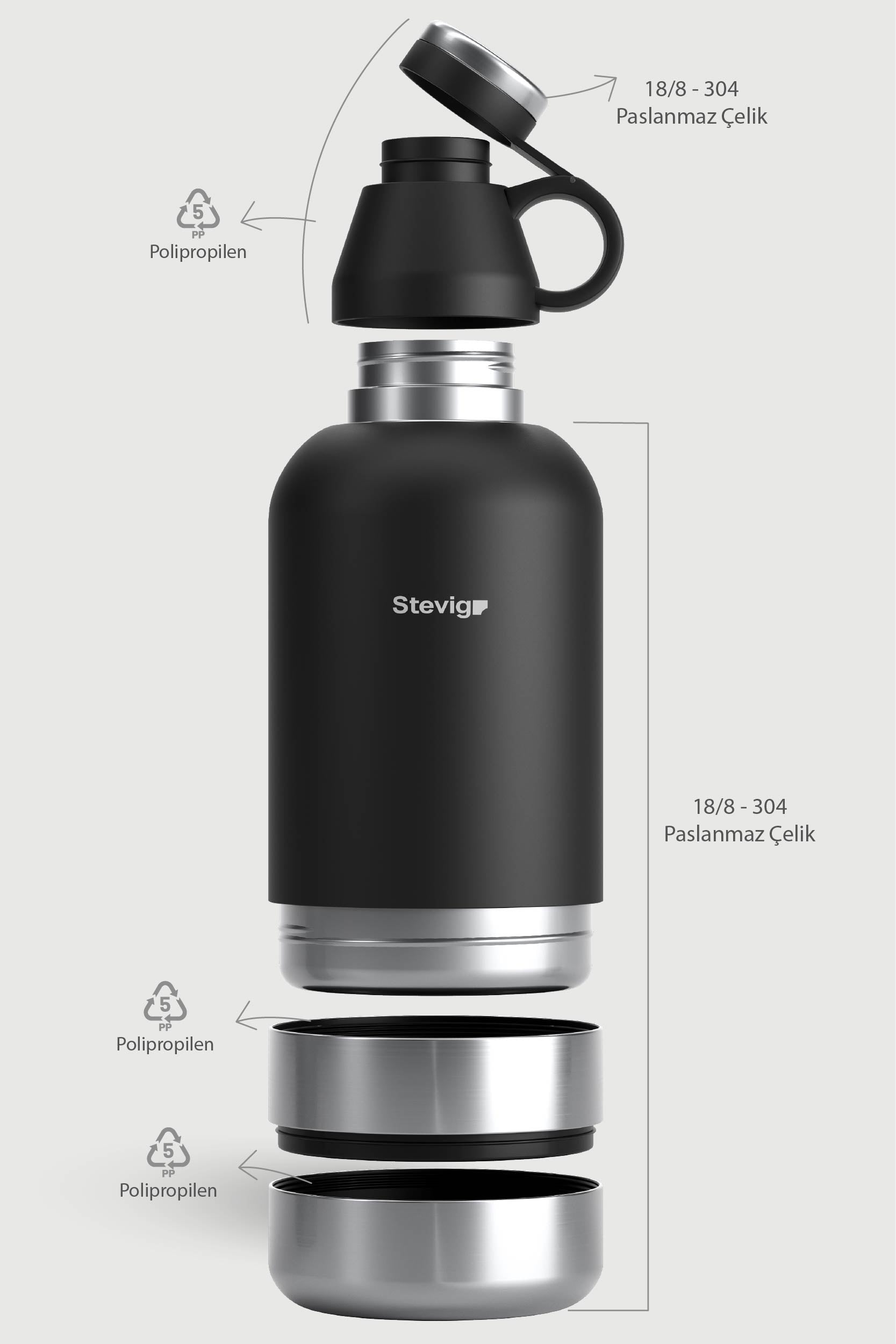 4 MULTICUP | Black | 1.9 LT