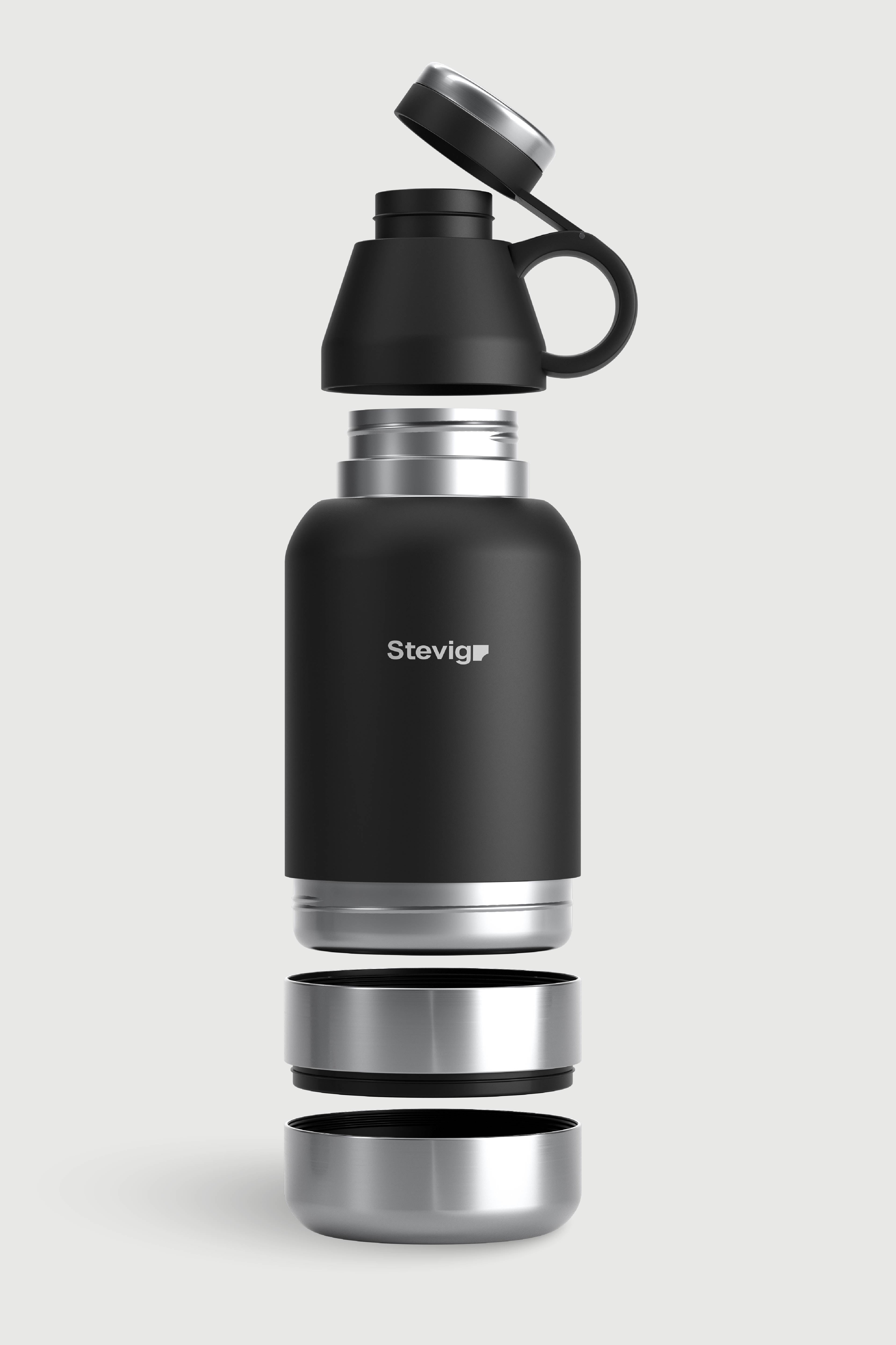 4 MULTICUP | Black | 900 ML