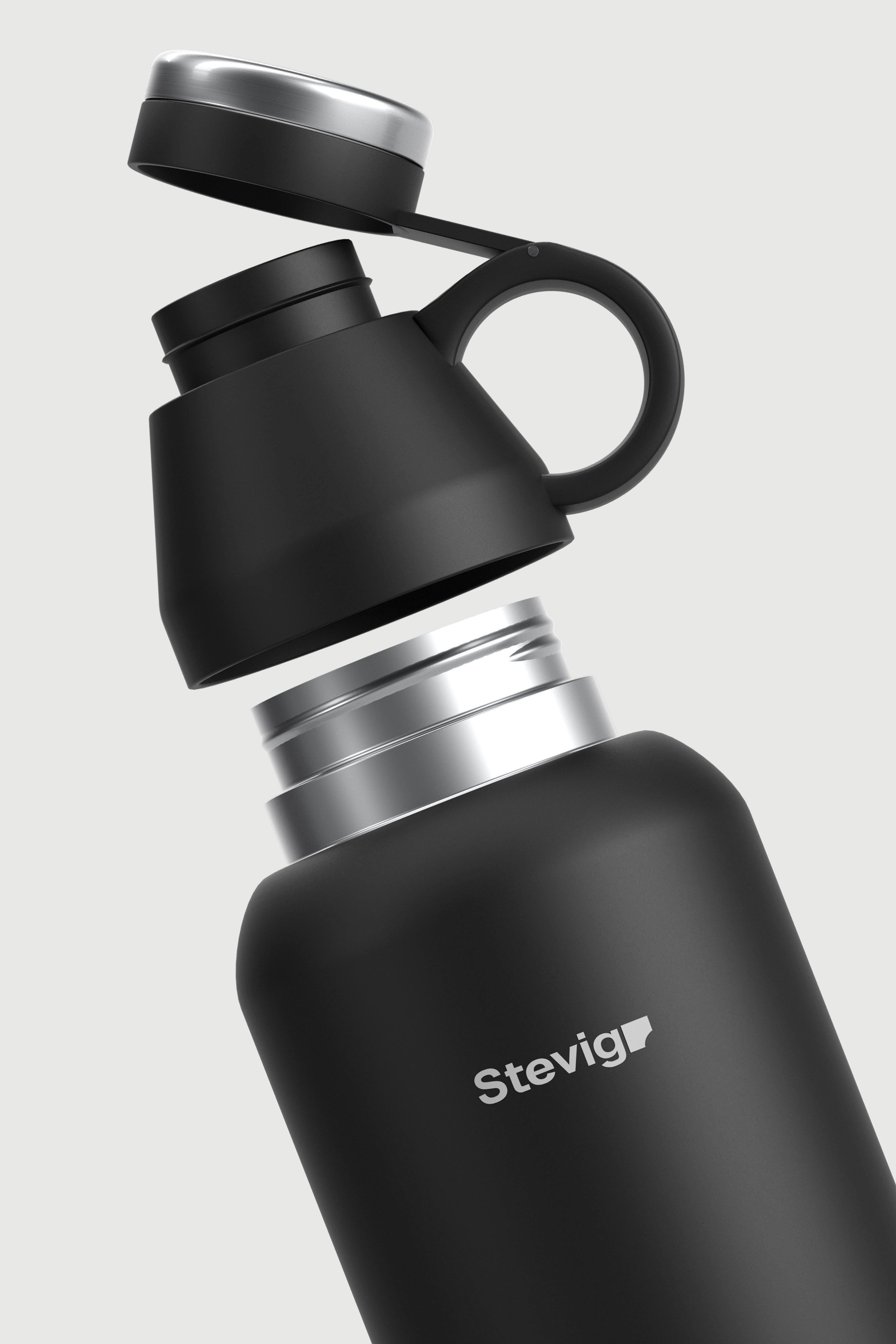 4 MULTICUP | Black | 900 ML