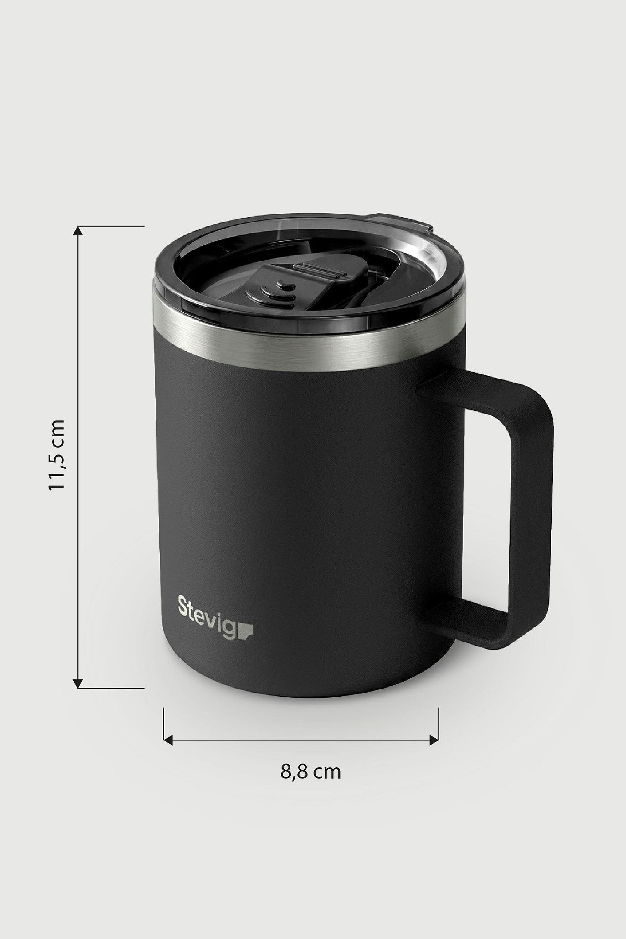 1 CAP DAILG MUG | Black | 350 ML
