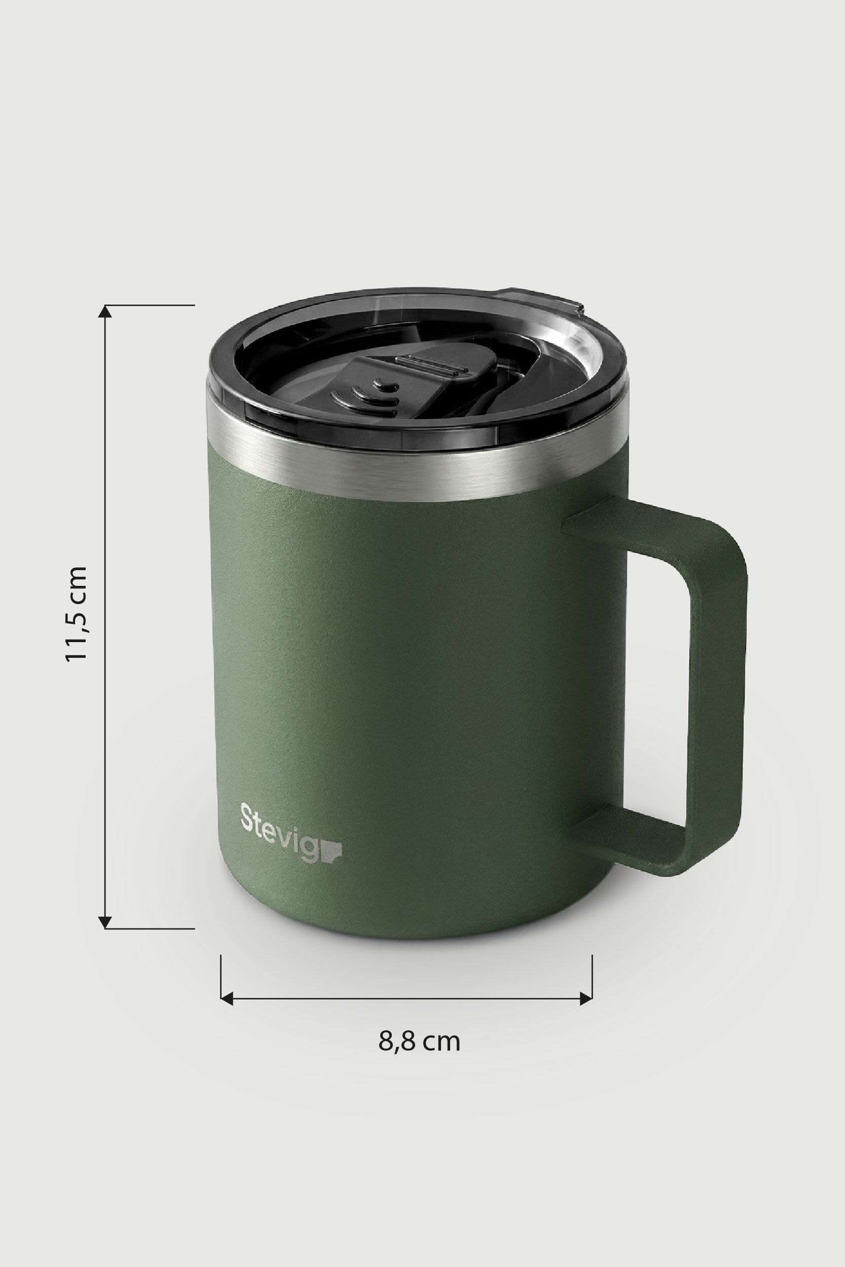 1 CAP DAILG MUG | Green | 350 ML