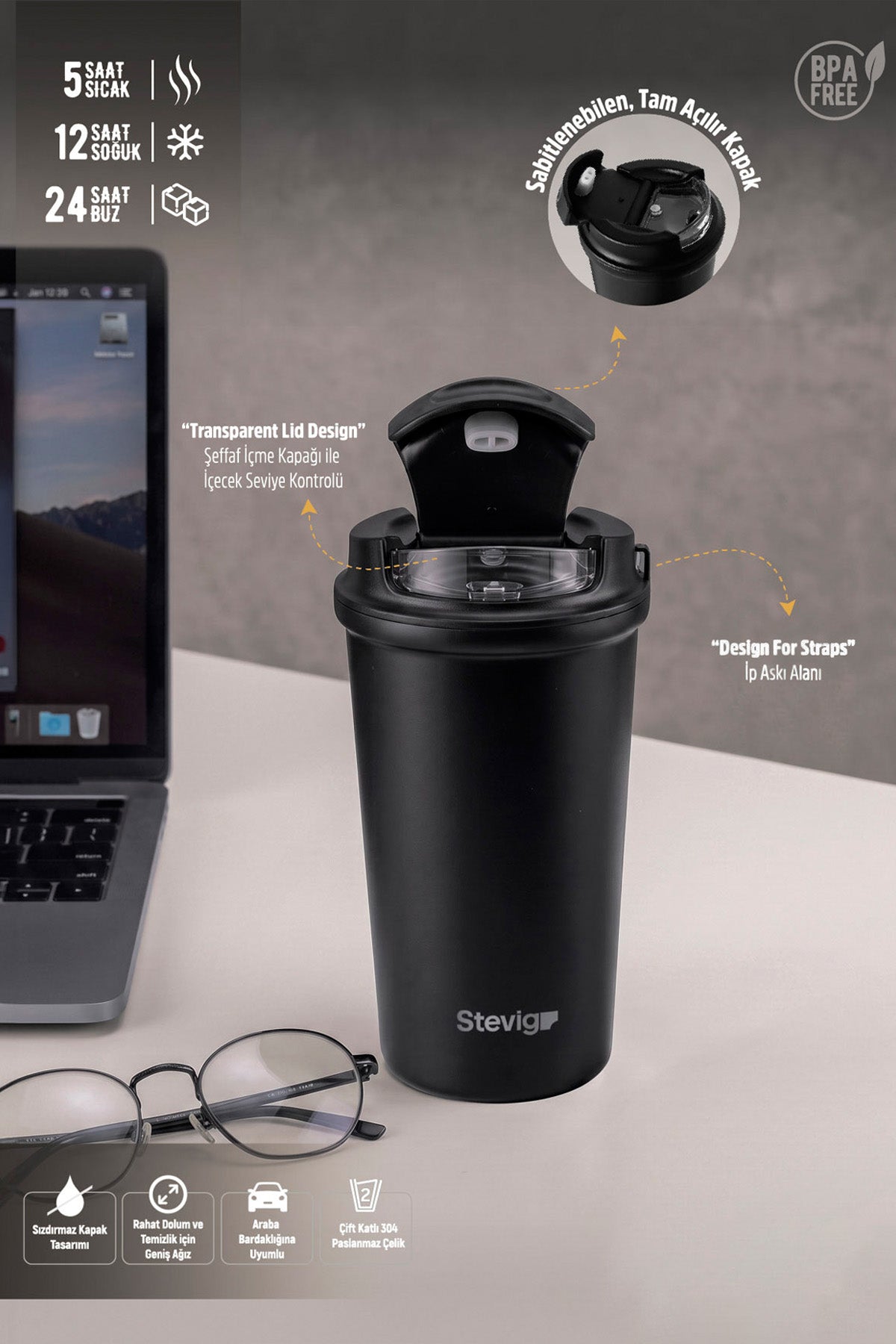 4 WORK | Grey | 400 ML