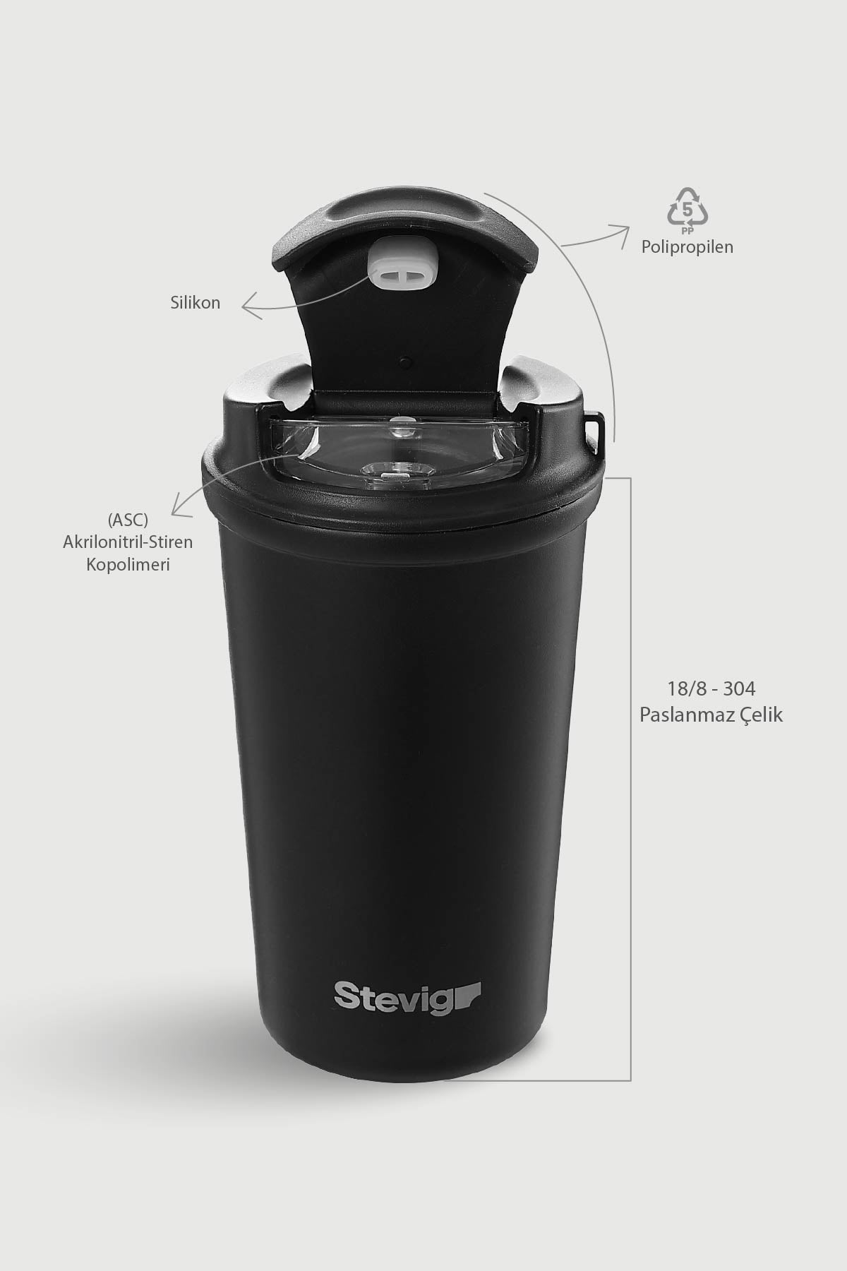 4 WORK | Black | 400 ML