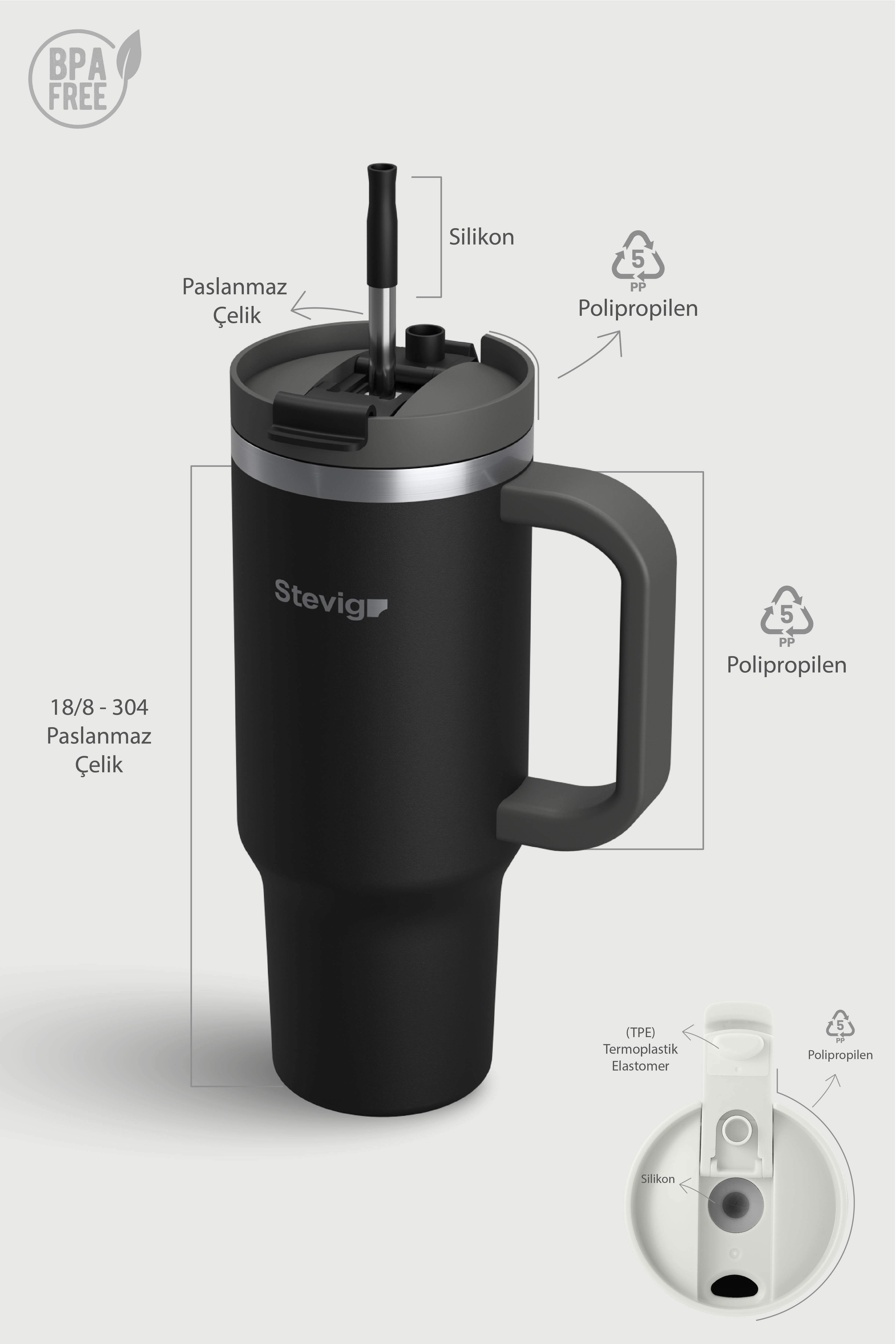 2 MOODS | Black | 900 ML